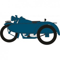NBSA008 - Motorbike & Sidecar RAF Blue