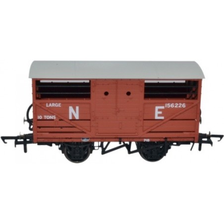 OR76CAT002B - LNER Cattle Wagon E156266