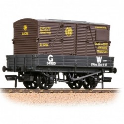 37-936 - 3 Plank Wagon GWR Grey With 'GWR' Brown BD Container