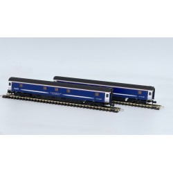 2P-006-KMS2 - N Gauge First Caledonian Sleeper - White Band Mk3 Twin Pack