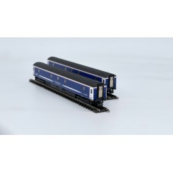 2P-006-KMS2 - N Gauge First Caledonian Sleeper - White Band Mk3 Twin Pack