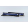 2P-006-KMS4 - N Gauge Debranded Caledonian Sleeper - White Stripe Mk3 Twin Pack