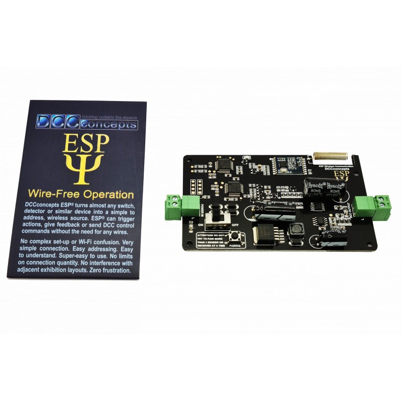 DCC-ESPR.1 - ESP® Wireless DCC Receiver Unit