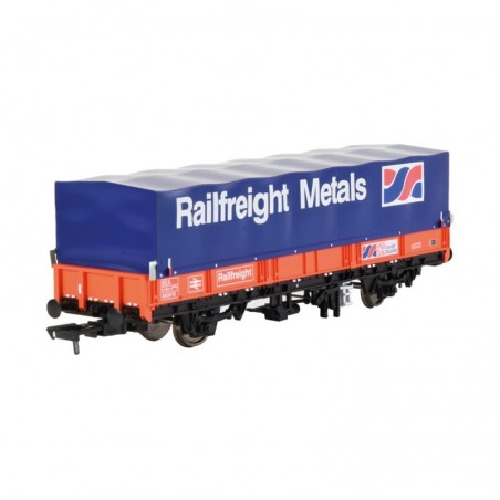 E87043 - BR SEA Wagon BR Railfreight Red (Cardiff Rod Mill) with Hood (Orig.)