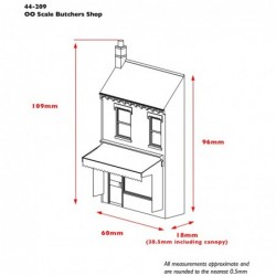 44-209 - Low Relief Butchers Shop