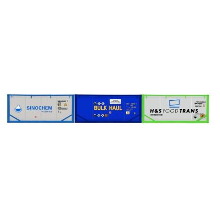 R60129 - Sinochem Bulk Haul & H&S Foodtrans Container Pack 3 x 20 Tanktainers - Era 11