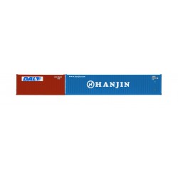 R60128 - DAL & Hanjin, Container Pack, 1 x 20' and 1 x 40' Containers - Era 11