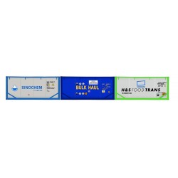 R60129 - Sinochem Bulk Haul & H&S Foodtrans Container Pack 3 x 20 Tanktainers - Era 11