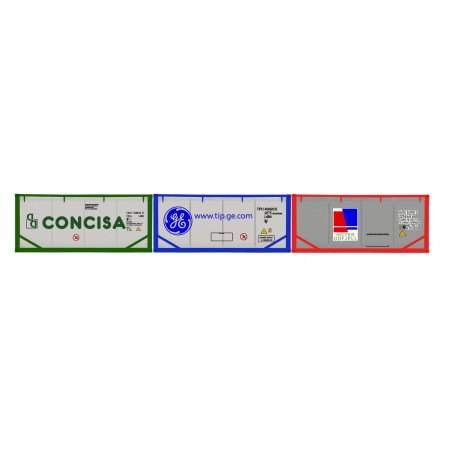 R60130 - Concisa TIP & Hoyer Container Pack 3 x 20  Tanktainers - Era 11
