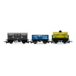 R60135 - RailRoad Triple Wagon Pack, Various - Era 3