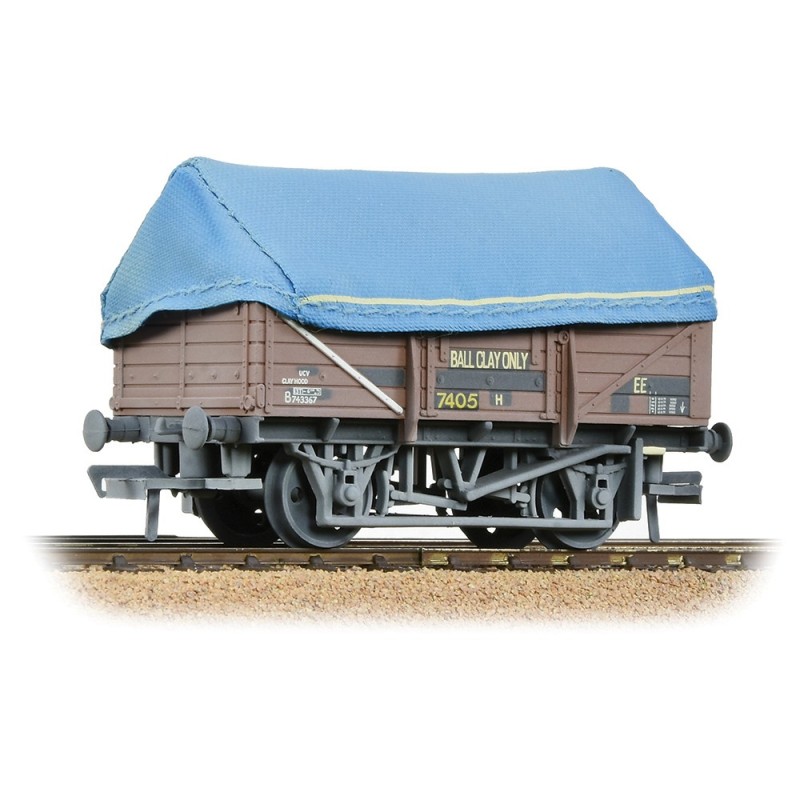 33-085B - 5 Plank China Clay Wagon BR Bauxite (TOPS) With Hood [W]