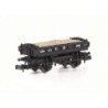 E87536 - 14T 'Mermaid' Side Tipping Ballast Wagon BR Departmental Black