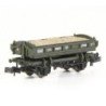 E87537 - 14T 'Mermaid' Side Tipping Ballast Wagon BR Departmental Olive Green