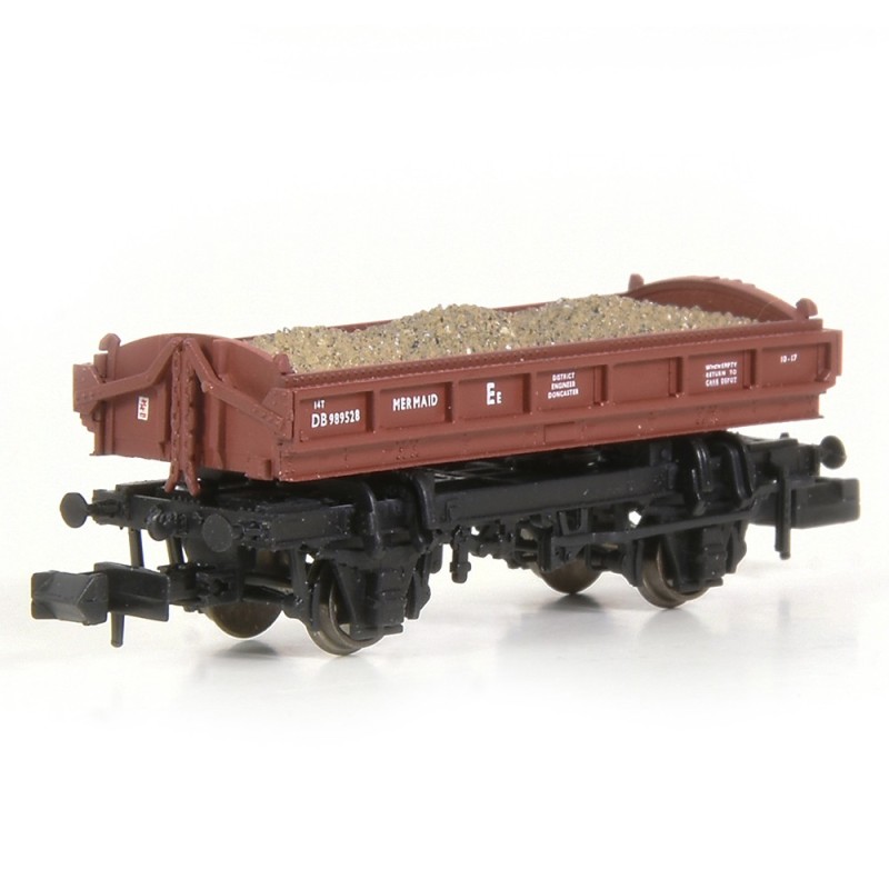 E87539 - 14T 'Mermaid' Side Tipping Ballast Wagon BR Departmental Gulf Red