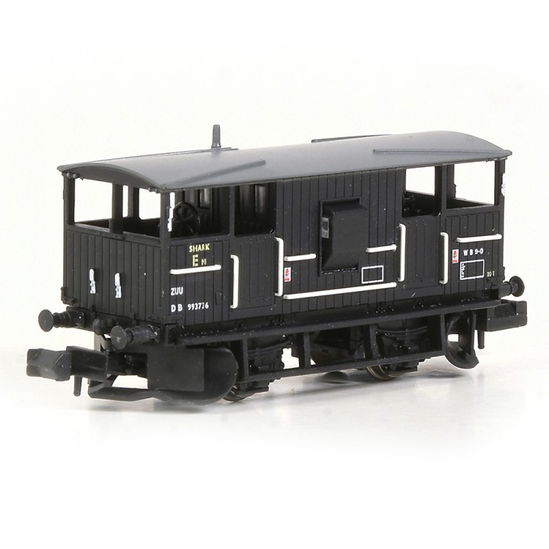 E87541 - BR 20T 'Shark' Ballast Plough Brake Van BR Departmental Black