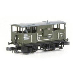 E87543 - BR 20T 'Shark' Ballast Plough Brake Van BR Departmental Olive Green