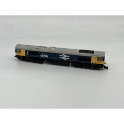 GM2210101 - Class 66 GBRf 66789 'British Rail 1948 - 1997' Large Logo Blue - GM Collection