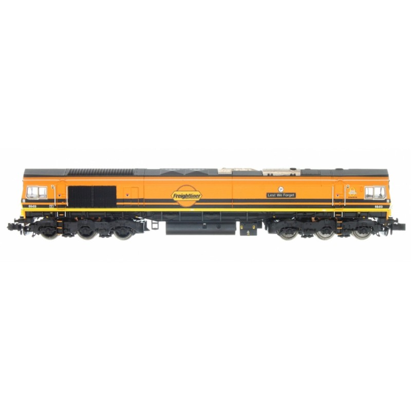 2D-007-013 - Class 66 66413 Freightliner Orange & Black 'Lest We Forget'
