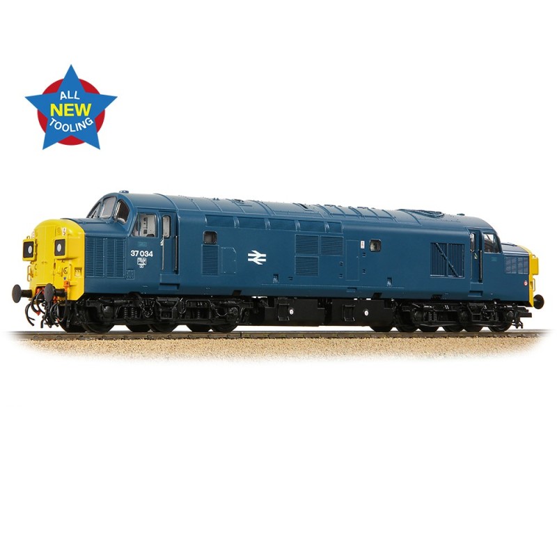 35-301 - Class 37/0 Split Headcode 37034 BR Blue