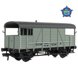 38-917 - SE&CR 25T 'Dance Hall' Brake Van BR Grey (Early)