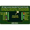 AED-OG1.6 - AE Model O & G Scale 6 Function Decoder (5 Amp Peak)