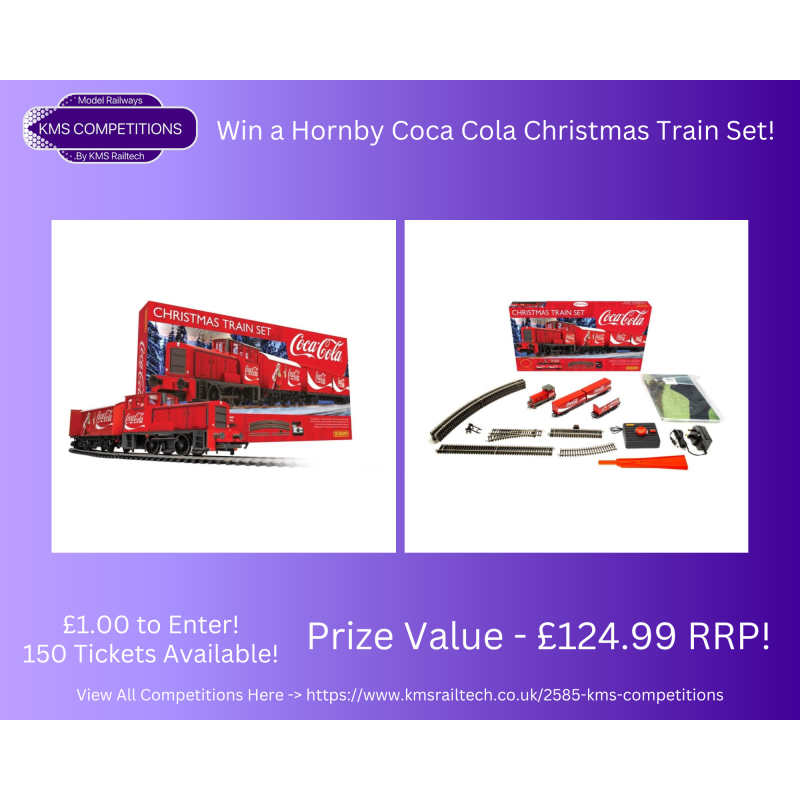 KMS-COMPS-12 - Win a Hornby Coca Cola Christmas Train Set!