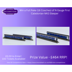 KMS-COMPS-3 - Win a Full Rake of N Gauge First Caledonian MK3 Sleeper