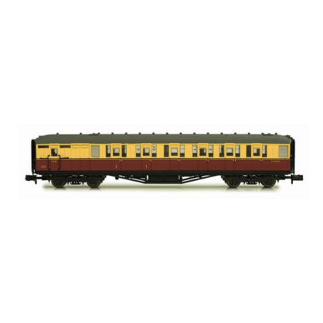 2P-011-255 - Gresley Coach BR Carmine/Cream Brake Composite E10018E