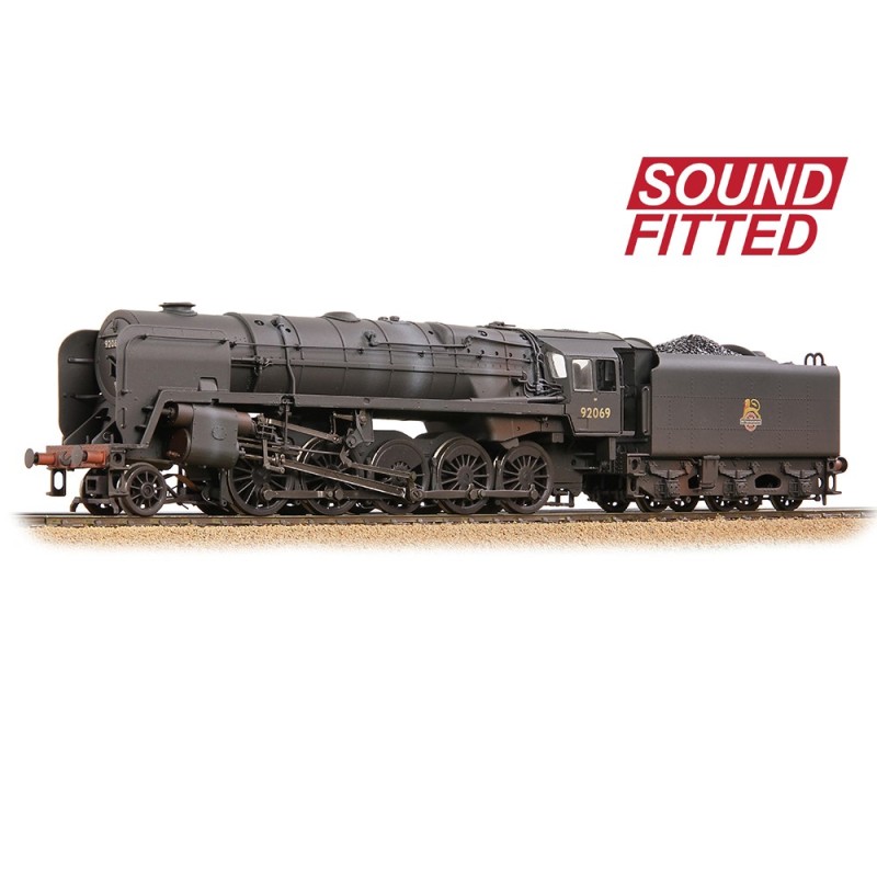 32-852ASF - BR Standard 9F with BR1F Tender 92069 BR Black (Early Emblem) [W]