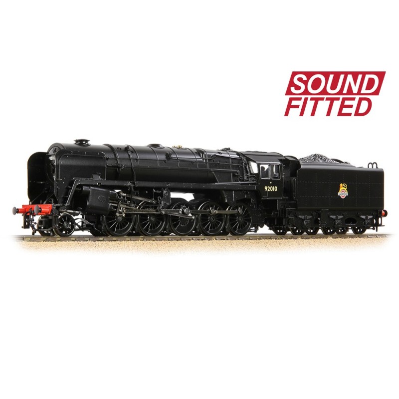 32-852BSF - BR Standard 9F with BR1F Tender 92010 BR Black (Early Emblem)