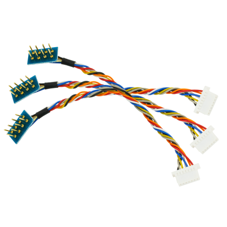 DCC-8P7JST - Decoder Harness 8 Pin to 7 Pin Mini JST (3 Pack)