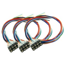 DCC-8PF3 - Decoder Harness 8 Pin Female (200mm) (3 Pack)