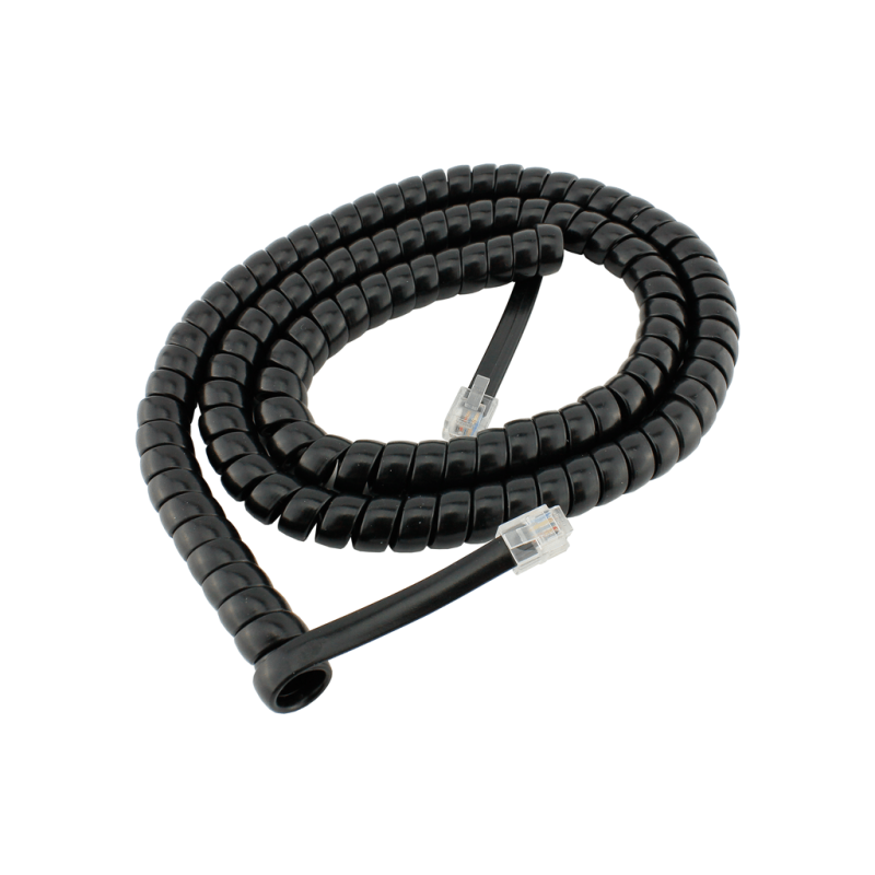 DCD-ACL - RJ12 6pin Curly Cord For NCE Powercab and Cobalt Alpha