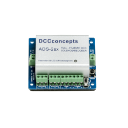 DCD-ADS-2sx - 2 Channel Accessory Decoder CDU Solenoid Drive & Digital Relay SX