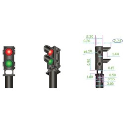 DCD-GS-RG - 12x 2-wire Red/Green Ground Signal