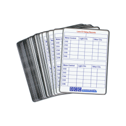 DCD-RECcard - 52 Decoder CV Settings Record Cards