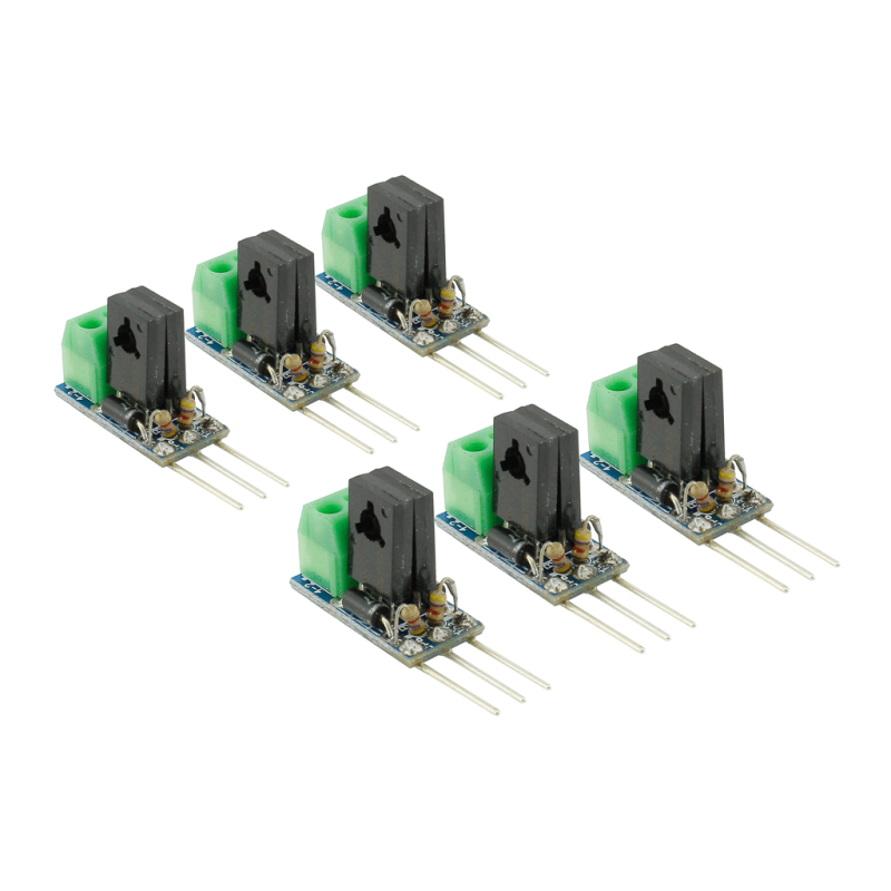 DCD-SDC6 - DCC Decoder Converter 3 Wire to 2 Wire (6 Pack)