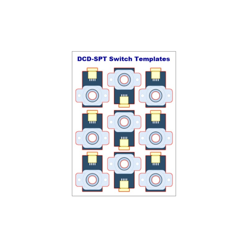 DCD-SPT - Alpha Switch Templates (Pack of 36)