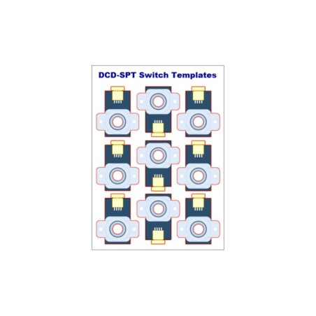 DCD-SPT - Alpha Switch Templates (Pack of 36)