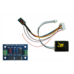 DCD-ZN218.6A - Zen Black Decoder: 21 pin MTC and 8 pin connection. 6 full power functions. Includes 1x ABC module.