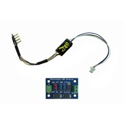 DCD-ZN8H.2A - Zen Black Decoder: Super THIN NANO 8 Pin with harness - 2 Function. Includes 1x ABC module.