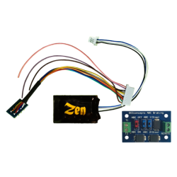 DCD-ZNM.HP.6A - Zen Black Decoder. Midi-sized decoder with 8-pin harness. High Power. 6 Functions. Includes 1x ABC module