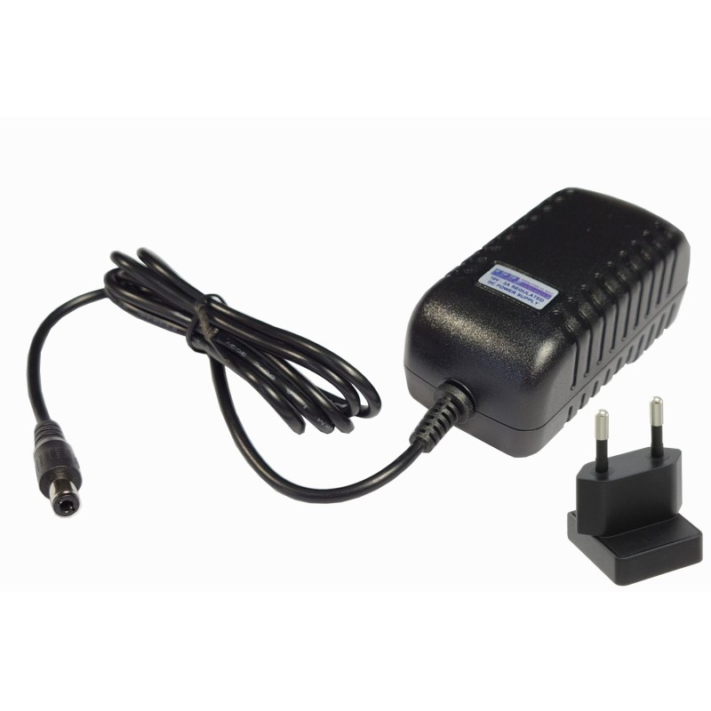 DCP-12.3.EU - 12V DC, 3A (EU) Super-high reliability power supply for DC/DCC systems - 2.5mm DC plug