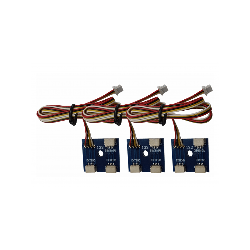 DCP-CBULL - 3x LONG (1 M) Cobalt-SS universal extension leads with Reverse connection option