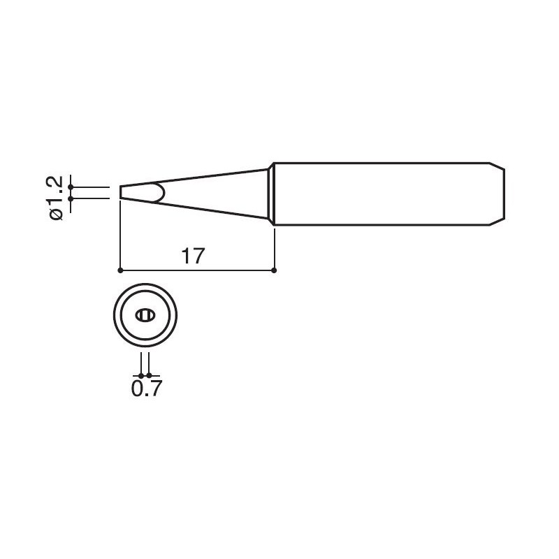 DCS-T1.2D - T-1.2D Tip (for DCS-ST2065D, ST60, ST80 & AT689A)