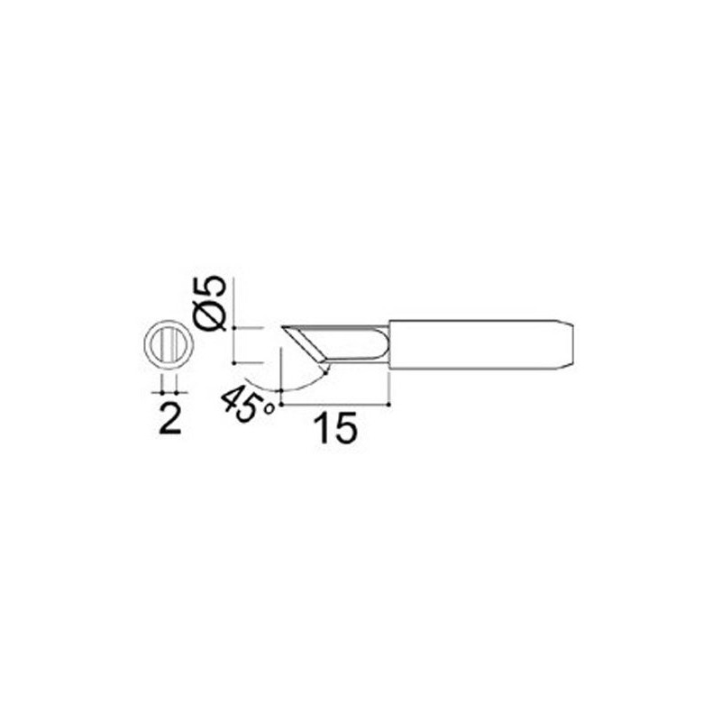 DCS-TK - T-K Tip (for DCS-ST2065, ST60, ST80 & AT689A)