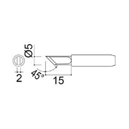 DCS-TK - T-K Tip (for DCS-ST2065, ST60, ST80 & AT689A)