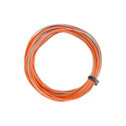 DCW-32OGT - TWIN Wire Decoder Stranded 6m (32g) Orange/Grey