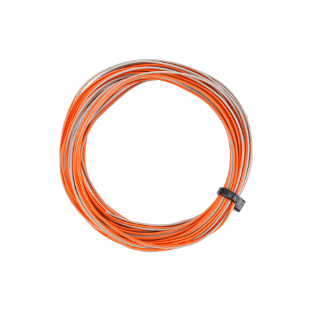 DCW-32OGT - TWIN Wire Decoder Stranded 6m (32g) Orange/Grey