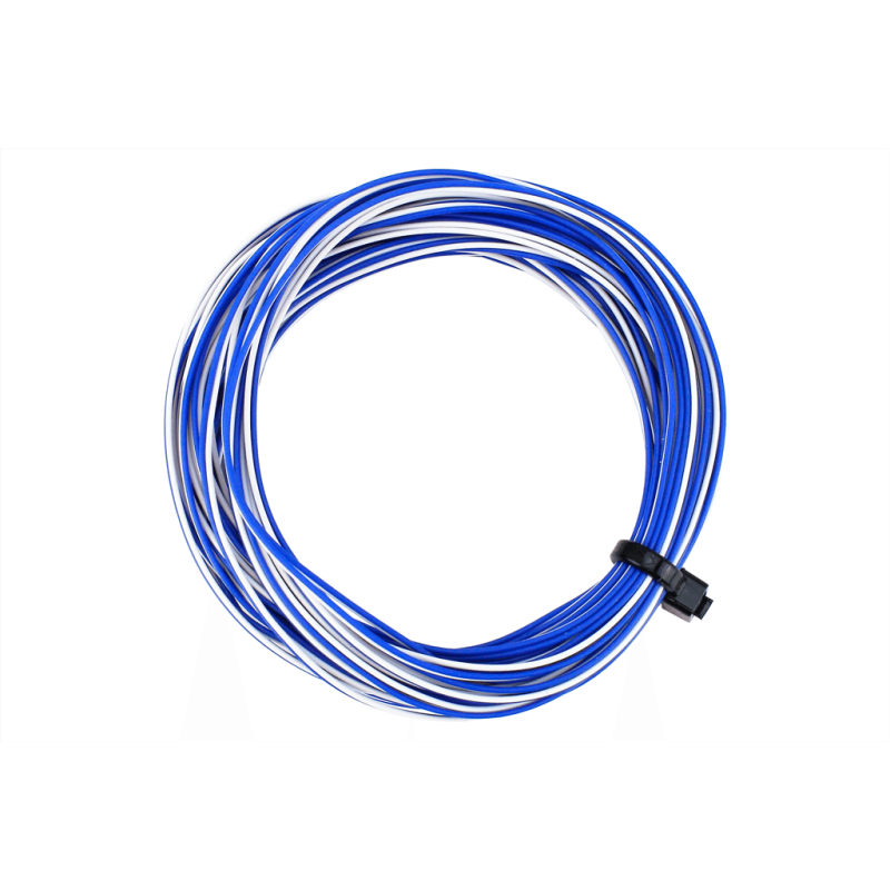 DCW-32WBT - TWIN Wire Decoder Stranded 6m (32g) White/Blue